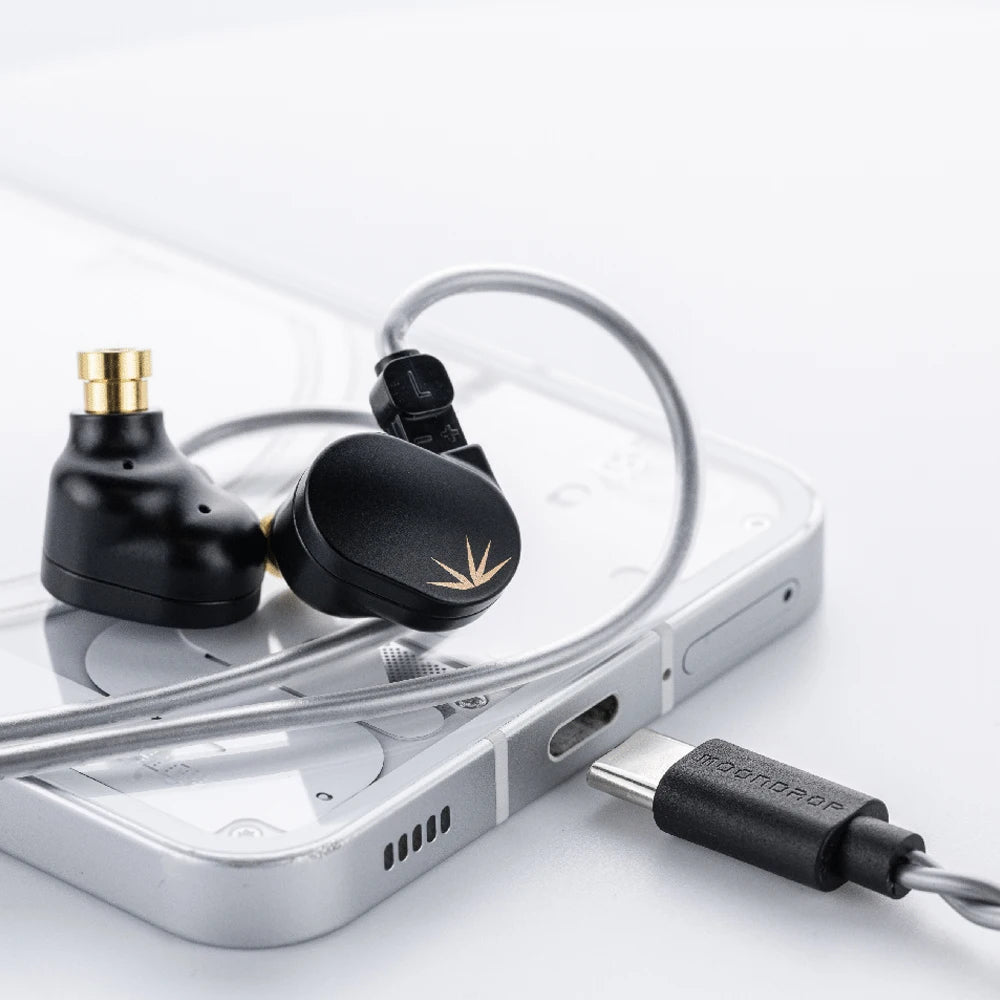 Moondrop Chu II DSP 10mm High-performance Dynamic Driver IEMs Earphones Wired Earbuds TYPE-C With Microphone Earphone