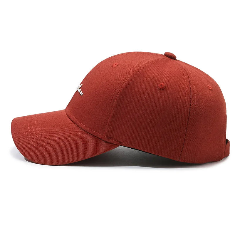 FS Stylish Orange Baseball Cap For Men Women Brand Designer Hats Small Letter Hip Hop Caps Street Trucker Hat Casquette Homme
