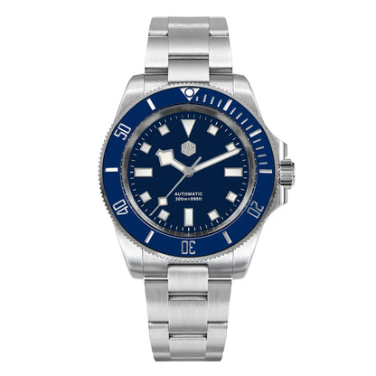 San Martin 40mm Stainless Steel Classic Men Diver Watch Japan NH35 Automatic Mechanical Sapphire Waterproof 300m SN0111