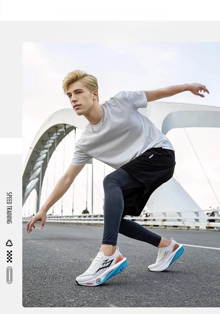 2025 Men's Sports Shoes Carbon Board 6.0 Racing Marathon Stable Rebound Wear-resistant Men's Running Shoes Training Jogging Shoe