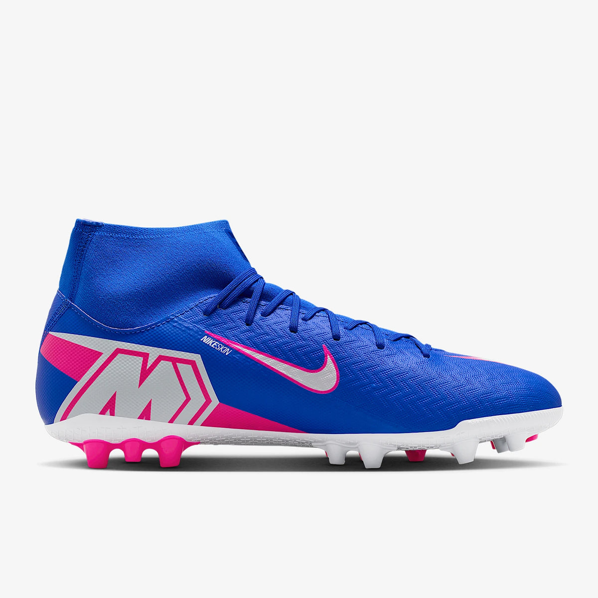 Nike originele veer-voetbalschoenen voor heren, halfhoog, met veters, slijtvast, model FQ8329-446