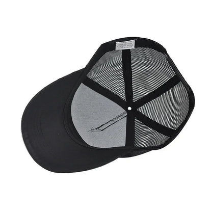 R Letter Icon Men's Baseball Cap for Male Summer Outdoor Adjustable Sports Hip Hop Hat Breathable Mesh Trucker Sunscreen Caps
