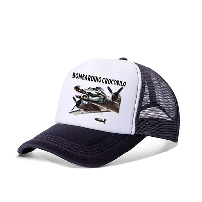 Italian Brainrot Baseball Caps Funny Anime Print Tung Tungtung Sahur Hats Summer Adjustable Fmaliy Headdress Cap Birthday Gifts