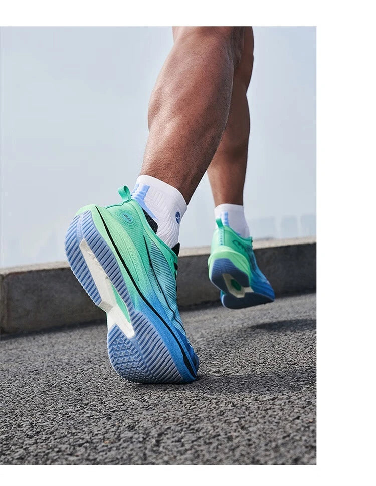 Xtep One Piece Model 2.0/1.0 Men Running Shoes  Autumn Comfortable Stability Cushion Rebound Racing Sneakers 876319110073