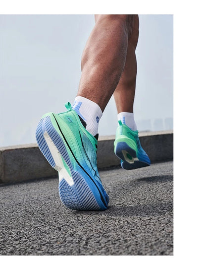 Xtep One Piece Model 2.0/1.0 Men Running Shoes  Autumn Comfortable Stability Cushion Rebound Racing Sneakers 876319110073