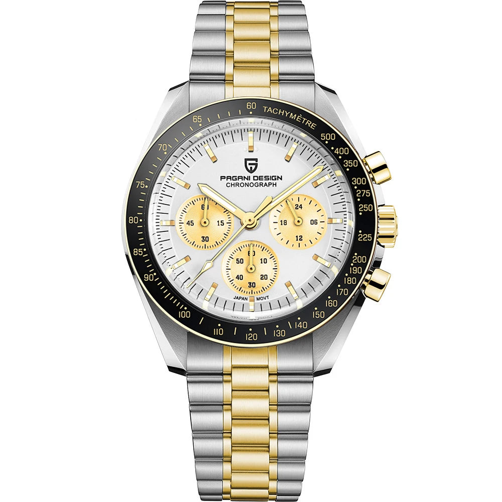 PAGANI DESIGN PD1701 Tribute to CK2998 Moon Watch Retro Quartz Watch For Men AR Sapphire crystal Sport Chronograph Man 2026 New