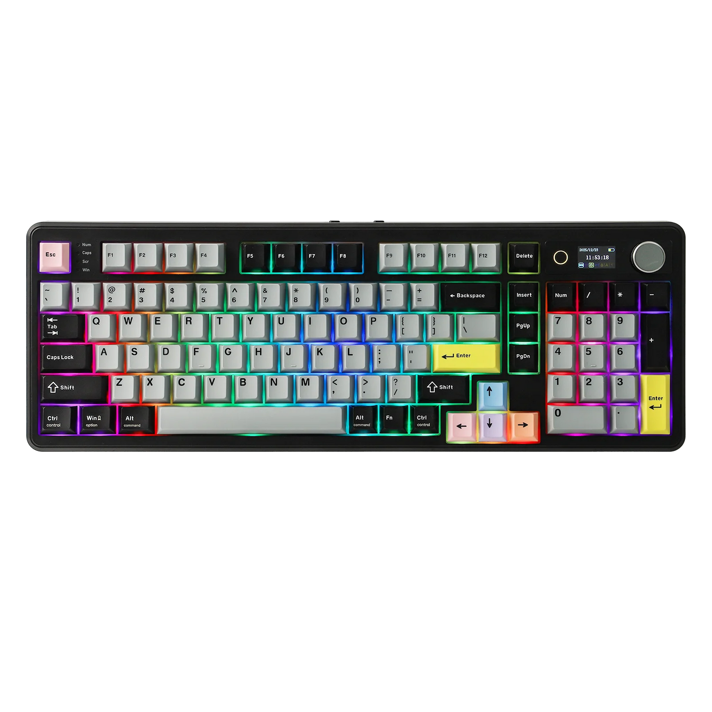 EPOMAKER TH99 PRO 96% ANSI US Layout Hot-Swap Wired/Bluetooth/2.4Ghz Wireless Mechanical Keyboard with 10000mAh for PC/Mac