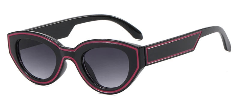Fashion Unique Irregular Hip Hop Sunglasses Y2k Women Men Retro Glasses Ladies Beach Sunnies Outdoor Sport  with Metal Hinge