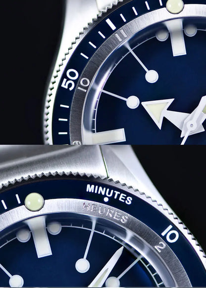 SEA KNIGHT Men 200M Waterproof Diving Watch Sapphire Crystal 316L Steel Mesh Belt C3 Luminous NH35A Automatic Mechanical Watch