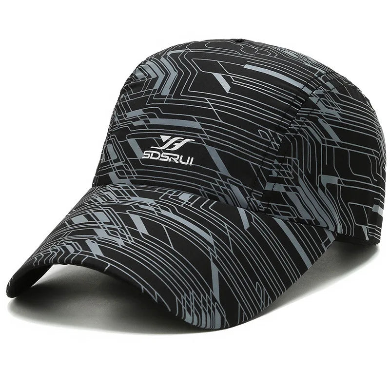 New Summer Quick Drying Thin Breathable Baseball Cap Men Women Sport Outdoor Hiking Climbing Cycling Fishing Run Hat Bone