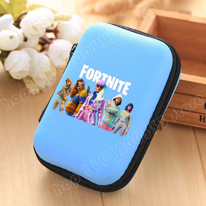 New Fortnite Storage Bag Multi Function Data Cable Charger Organizer Travel Earphone Protective Pouch Childrens Birthday Gift