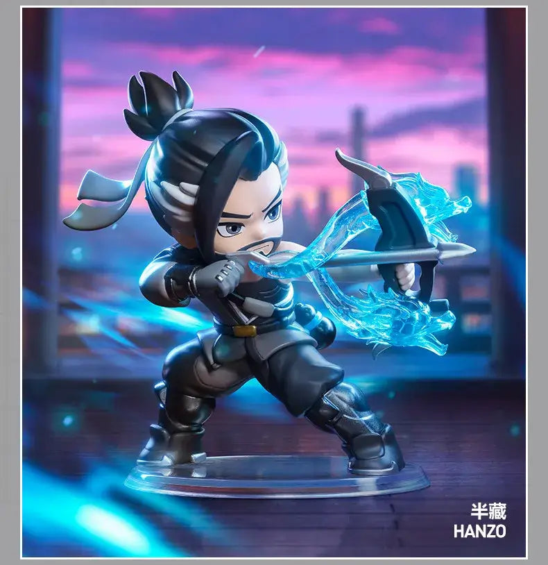 POP MART Seria Overwatch „Play of The Game” – Cutie surpriză originală cu conținut aleatoriu – Figurine drăguțe de anime, ornamente și figurine de acțiune