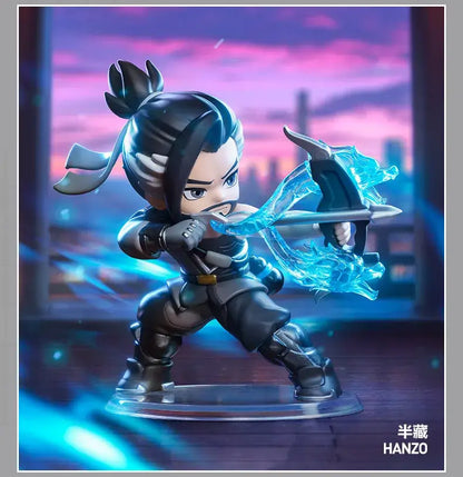 POP MART Seria Overwatch „Play of The Game” – Cutie surpriză originală cu conținut aleatoriu – Figurine drăguțe de anime, ornamente și figurine de acțiune