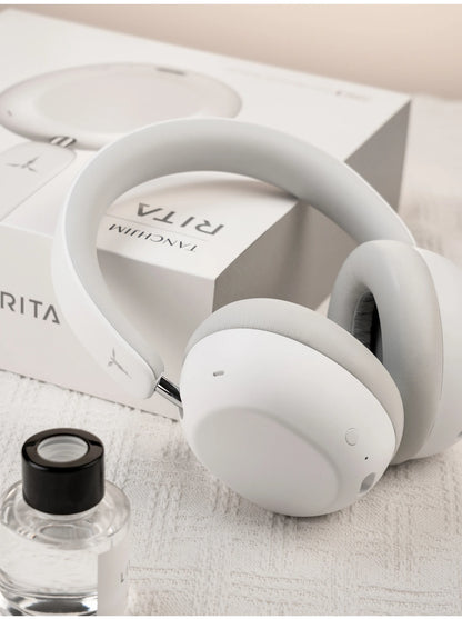 TANCHJIM RITA HiFi Bluetooth Headset Wireless & Wired ANC Headphones, Bluetooth 6.0 LDAC Over-Ear Headphones with 40mm Dynamic Driver, Gaming Headset with ENC & 3.5mm Audio Cable