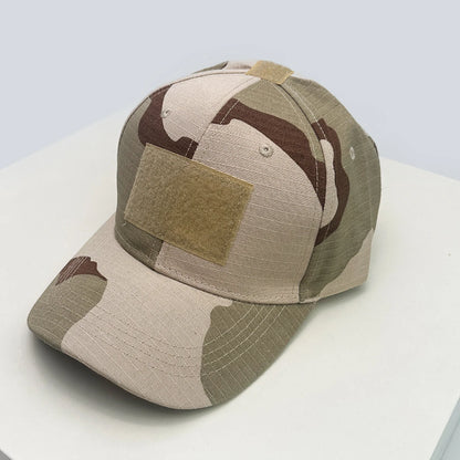 Velcro Strap CAMO Outdoor Baseball Hats Sunshade American New Unisex Versatile Sports Fashion Personal Peaked Caps Tactic Riding