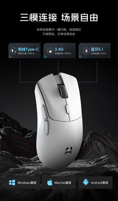Metaphyuni Metapanda P1 Draadloze Muis P1 Pro Max Paw3395L Lage Latentie Lichtgewicht E-sports Gamingmuis Ergonomisch Pc-gamercadeau