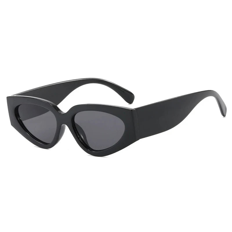 2025 New Fashion Cat Eye Small Oval Women Sunglasses Men Trendy Y2K Punk Sun Glasses Female Travel Shade Vintage Eyewear UV400