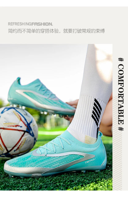 Men's New TF Football Boots Sneakers Professional Society Casual Male Soccer Shoes Futsal High-Quality Football Shoes Training
