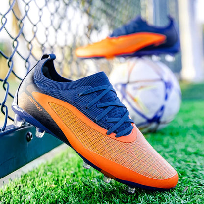 Nouveaux hommes chaussures de Football crampons de Sport adulte respirant antidérapant bottes de Football en plein air longues pointes formation garçons Match confortable