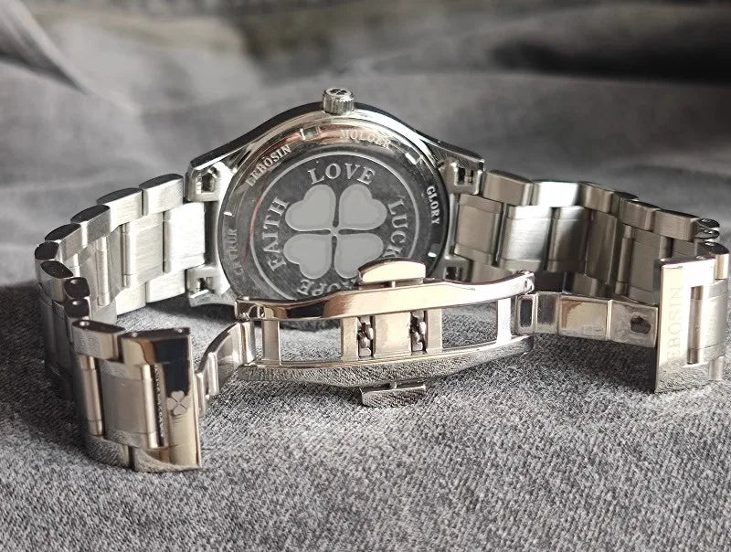 Single needle independent blue needle minimalist fashion personality sapphire mirror waterproof quartz watch for men