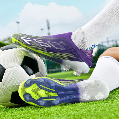 Voetbalschoenen voor heren, antislip, comfortabele voetbalschoenen, voor kunstgras, ultralicht, FG, grasnoppen, zaalvoetbal, sport, indoor, volwassenen, antislip