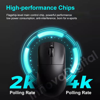 Mouse gaming wireless ATK VXE Dragonfly R1 Pro MAX PAW3395 R1 SE Plus personalizzato per eSport FPS, ricaricabile e leggero