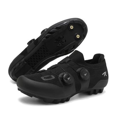 Professional Men's Cycling MTB Shoes Route Cleats Speed Road Bike Sneakers Racing Women Flat Bicycle Mountain SPD Biking Footwear