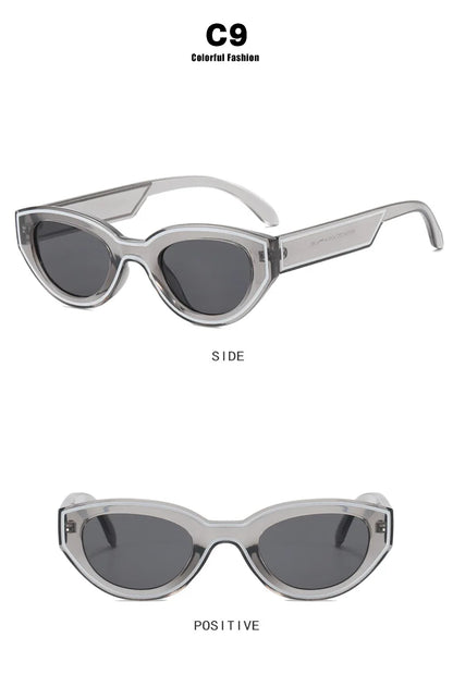 Fashion Unique Irregular Hip Hop Sunglasses Y2k Women Men Retro Glasses Ladies Beach Sunnies Outdoor Sport  with Metal Hinge