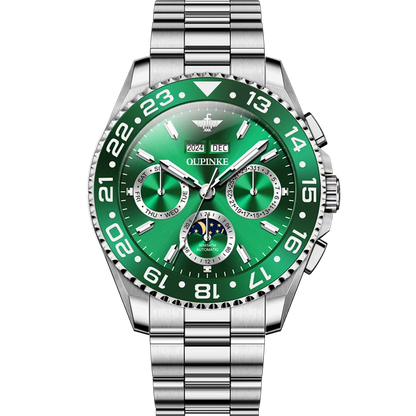 OUPINKE Fashion Mens Watches Top Brand Luxury Business Sport Watch Multifunction Automatic Mechanical Men Clock Waterproof Reloj