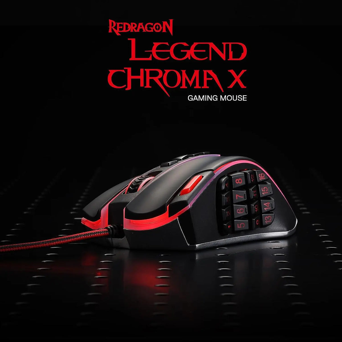 Redragon M990 MMO Gaming Mouse, 32000 DPI Wired RGB Gaming Mouse with 23 Programmable Buttons, High Precision MMO Gaming Mouse for PC