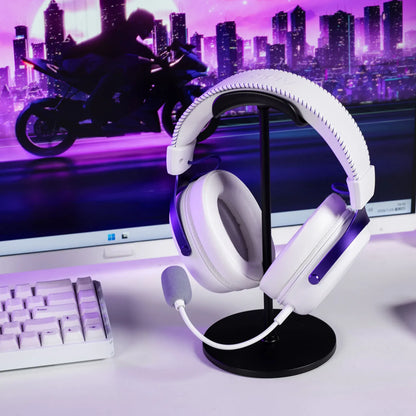 Casque de jeu AKKO Verge S9 E-Sports avec micro, casque de jeu quad-mode, son surround 7.1 canaux, audio FPS optimisé, haut-parleur de 53 mm