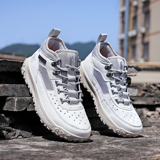 2025 Autumn High-quality Mens Casual Shoes Versatile Trendy Outdoor Wear-resistant Hiking Shoes Lightweight Soft Sports Shoes