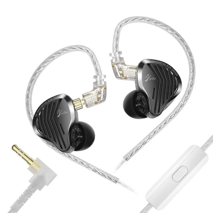 KZ GK Kunten HiFi IEM Earphones 1DD Dynamic Driver In-Ear Earbuds with 2-Pin Detachable Cable, Metal Audiophile Gaming Headset