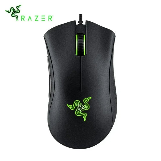 Original Razer DeathAdder Essential Wired Gaming Mouse 6400DPI Optical Sensor 5 Independent Buttons for Laptop PC Gamer