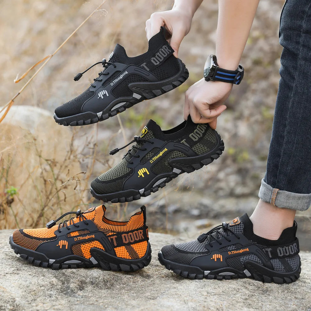 Chaussures décontractées d'été respirantes pour hommes, chaussures de sport pour hommes, confortables et légères, chaussures de sport d'extérieur