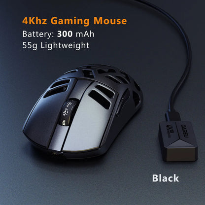 DAREU Al-mg Tri-Mode 8Khz PBT kabellose Gaming-Maus mit Schnellladefunktion PAW3950 30000 DPI, leicht, für PC-Gamer
