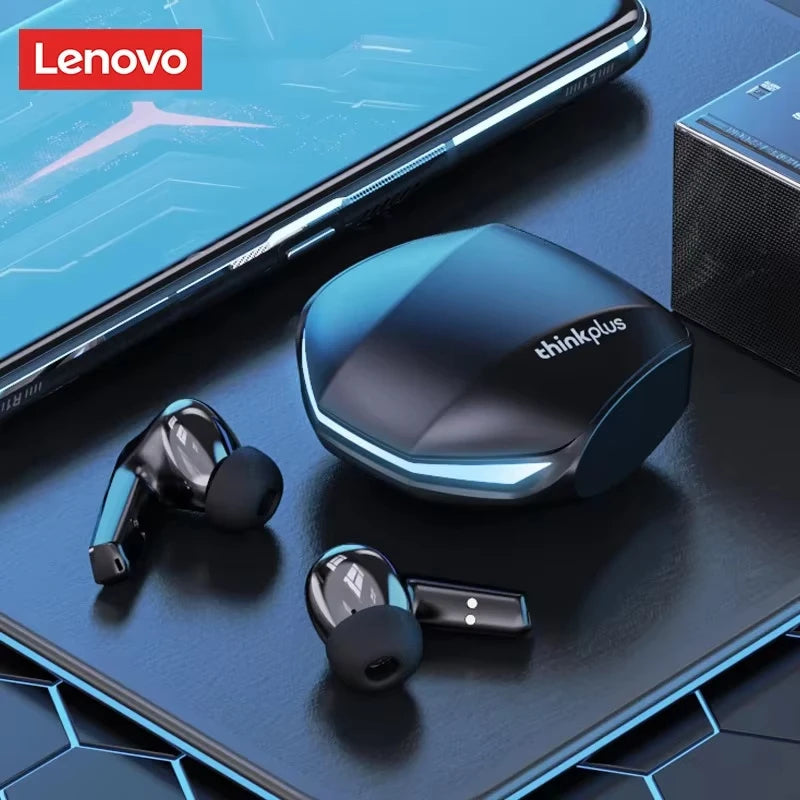 Lenovo GM2 Pro TWS Wireless Earbuds Bluetooth 5.3 – Touch Control HD Earphones with Mic, Waterproof Sports Headphones