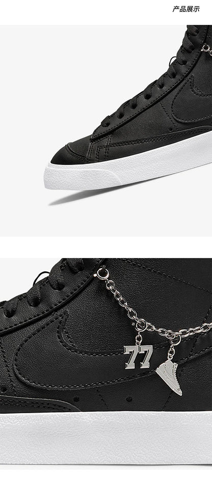 Zapatillas Nike Genuine Blazer de caña alta para mujer, moda casual, DM0850-001
