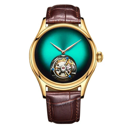 Zegarek AESOP Flying Tourbillon Skeleton dla mężczyzn, mechaniczny, wodoodporny, luksusowy mechanizm topowej marki, stal nierdzewna, 2025