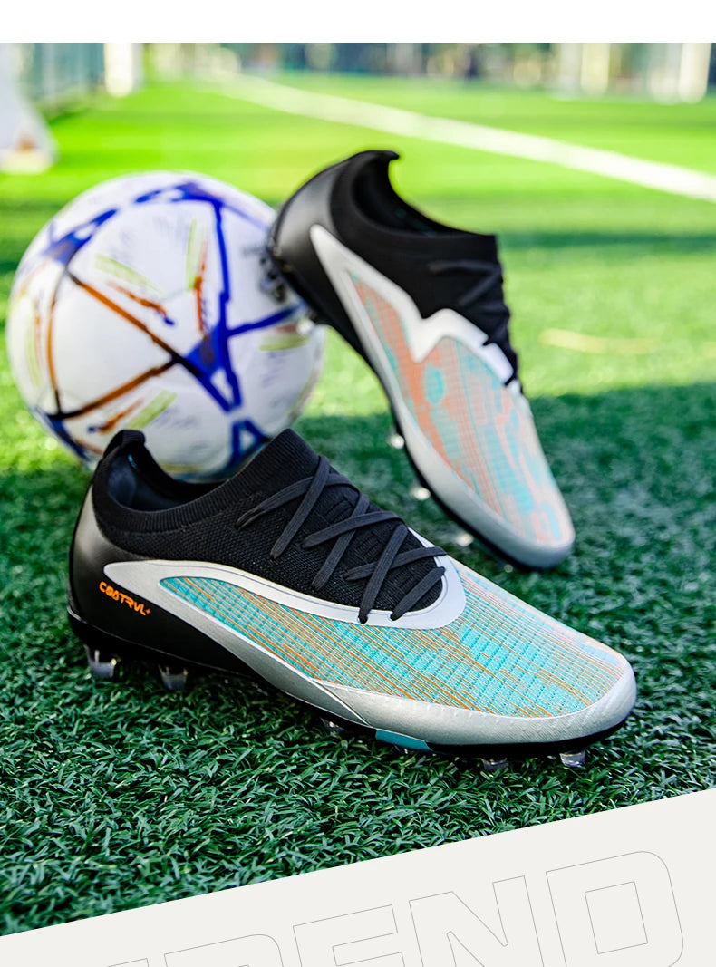 Men's New TF Football Boots Sneakers Professional Society Casual Male Soccer Shoes Futsal High-Quality Football Shoes Training