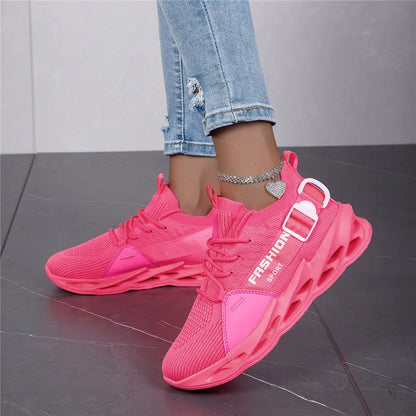 Sneakers casual viola alla moda per donna e uomo, scarpe da corsa Blade, taglie grandi 48, scarpe sportive leggere e traspiranti, sneakers da uomo in rete