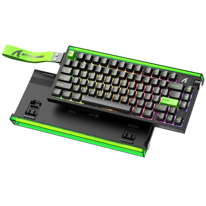ATTACK SHARK R85 HE 8000Hz RGB Rapid Trigger Keyboard, 0.005mm RT Accuracy Wired Gaming Keyboard, Hall Effect Magnetic Switch