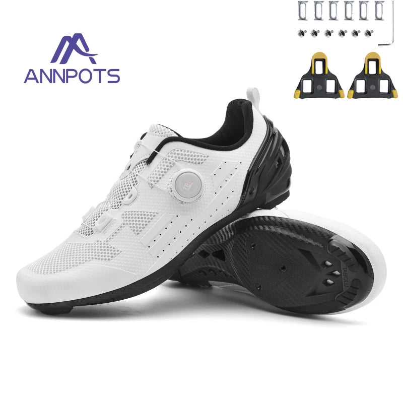 Professional Men Mtb Cycling Shoes White Racing Self-Locking 2024 Speed Road SPD Bicycle Sneakers New Women Flats Cleats Shoes