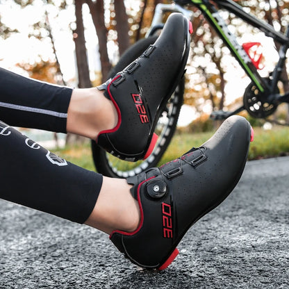 Sapatilhas de Ciclismo Novas para Homem, Auto-Bloqueantes, para Corrida de Estrada, Sapatilhas de Treino sem Bloqueio, Sapatilhas de Ciclismo para Mulher com Encaixes SPD