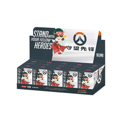 POP MART Seria Overwatch „Play of The Game” – Cutie surpriză originală cu conținut aleatoriu – Figurine drăguțe de anime, ornamente și figurine de acțiune