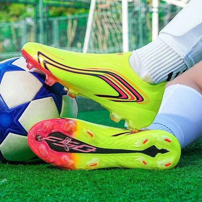 Nouvelles chaussures de football pour hommes, baskets de futsal très populaires, chaussures de football pour matchs sur gazon, entraînement, chaussures de football de haute qualité, crampons antidérapants, pour intérieur