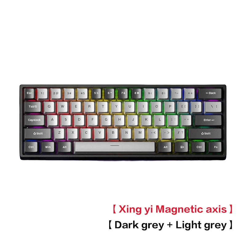 AULA WIN60 HE Wired Connection Magnetic Axis Keyboard RT Custom Mechanical Keyboard for E-sports Games 8K Polling Rate