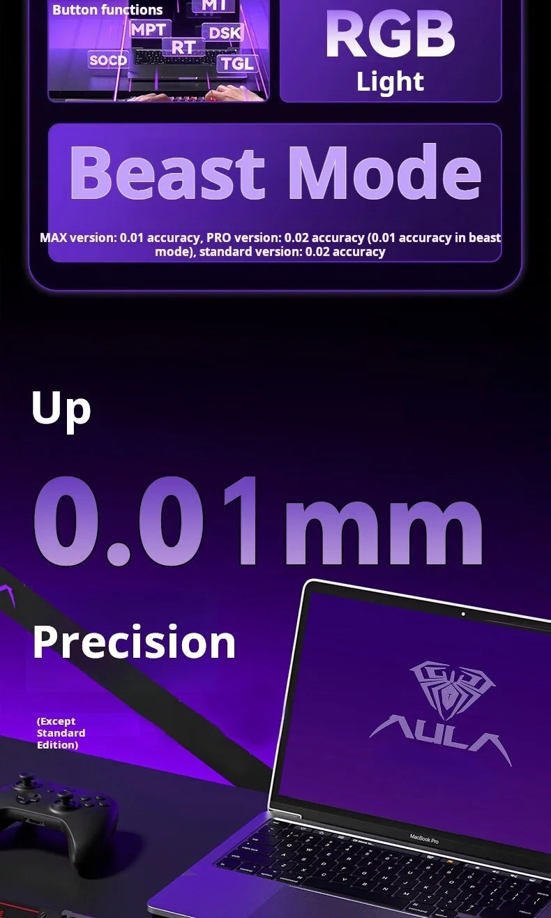 AULA WIN 68 HE Magnetic Axis Keyboard RT Gaming Mechanical Keyboard Wired 8KPolling Rate Full-Key Hot-Swappable