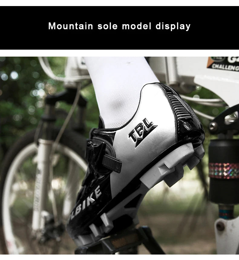 New Men's and Women's Bicycle Shoes,Outdoor Cycling Shoes,Three Functional Soles,Professional Training Shoes