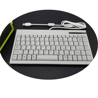 Mini industrial keyboard round port PS2/USB numerical control cabinet machine tool medical equipment notebook keypad wireless